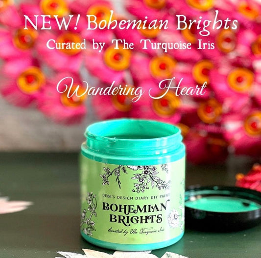 Bohemian Brights Wandering Heart by DIY Paint