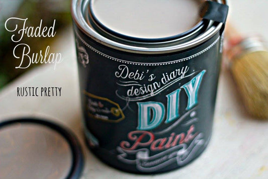 Faded Burlap by DIY Paint